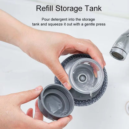 The Ultimate Soap Dispensing Dish Brush